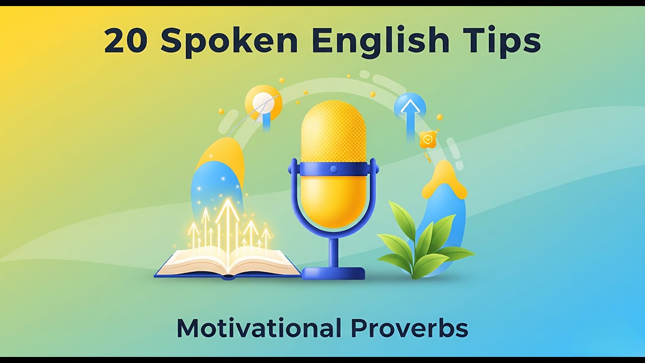 20 Spoken English Tips That Actually Work (with Motivational Proverbs!)