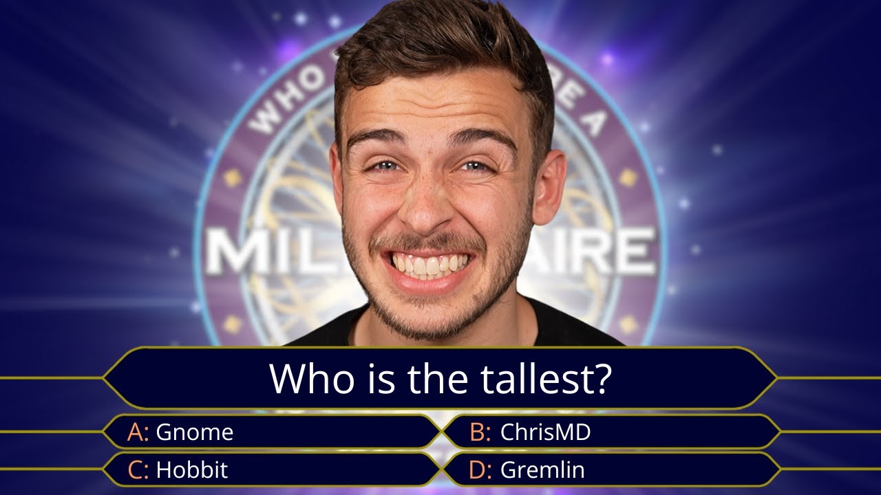 George Plays Who Wants To Be A Millionaire