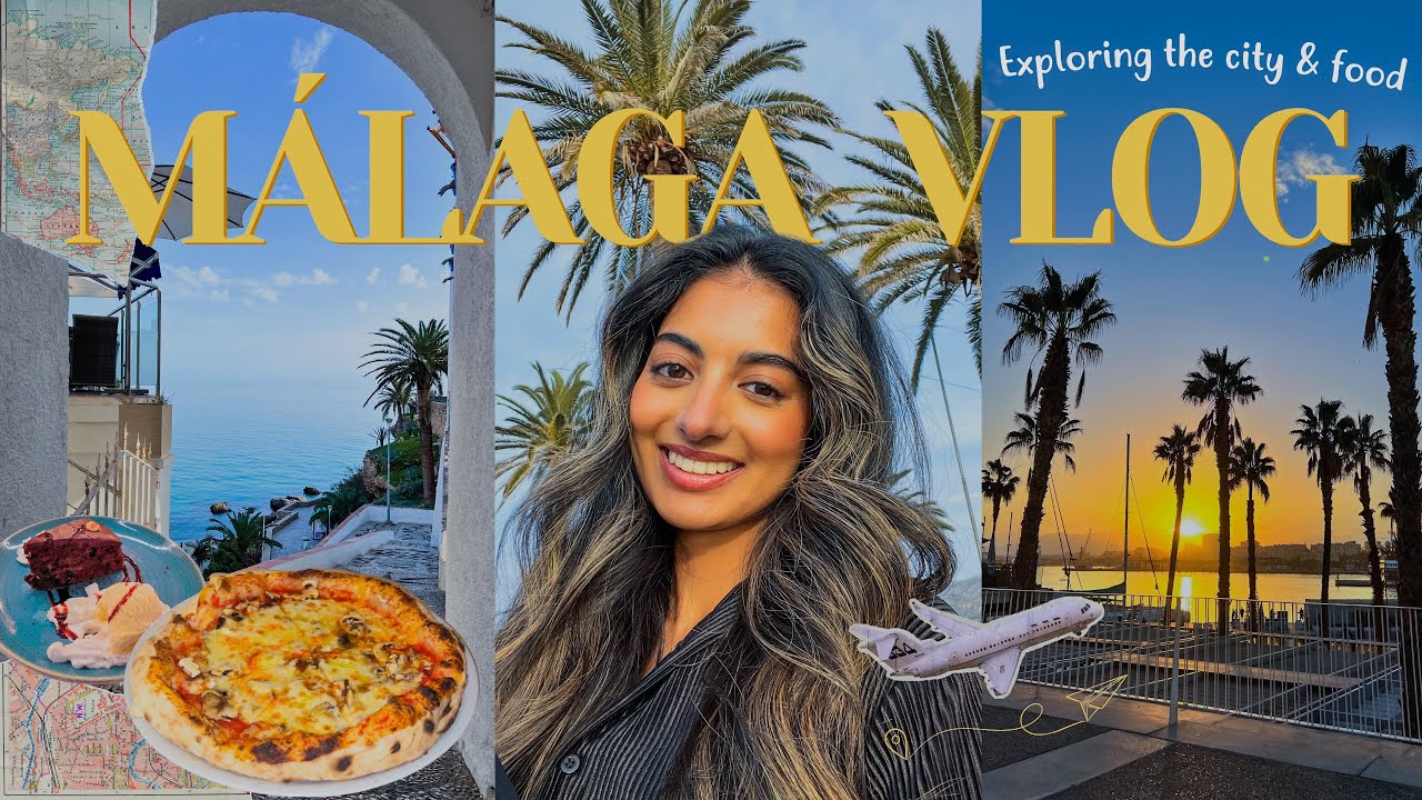 Escaping UK Winter ! A Week in Sunny Málaga | Exploring Beaches, Food & Arcade Fun!