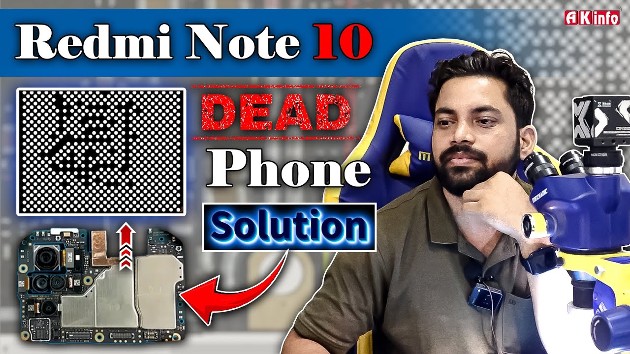 Redmi Note 10 Dead Phone को ठीक कैसे करें #deadmobile #mobilerepair #akinfo