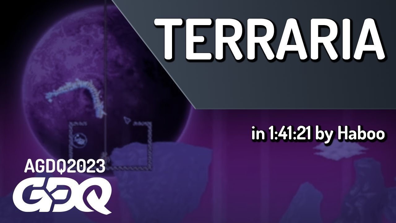 Terraria by Haboo in 1:41:21 - Awesome Games Done Quick 2023