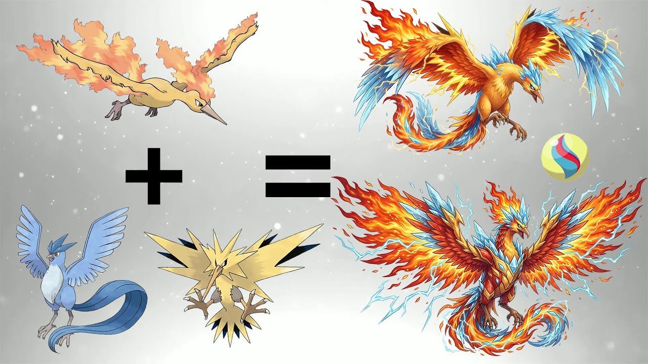 ANIMATED POKÉMON FUSION 16 - What If These POKÉMON FUSED?