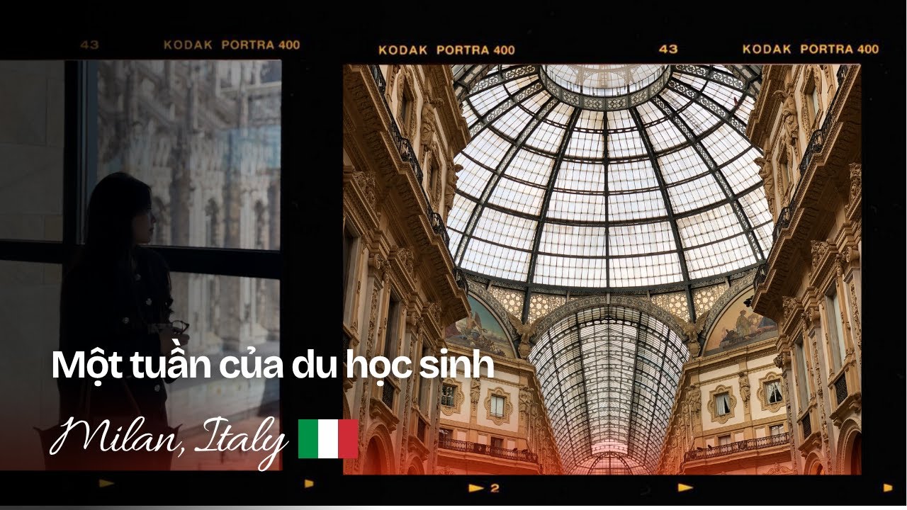 một tuần của du học sinh milan, italy