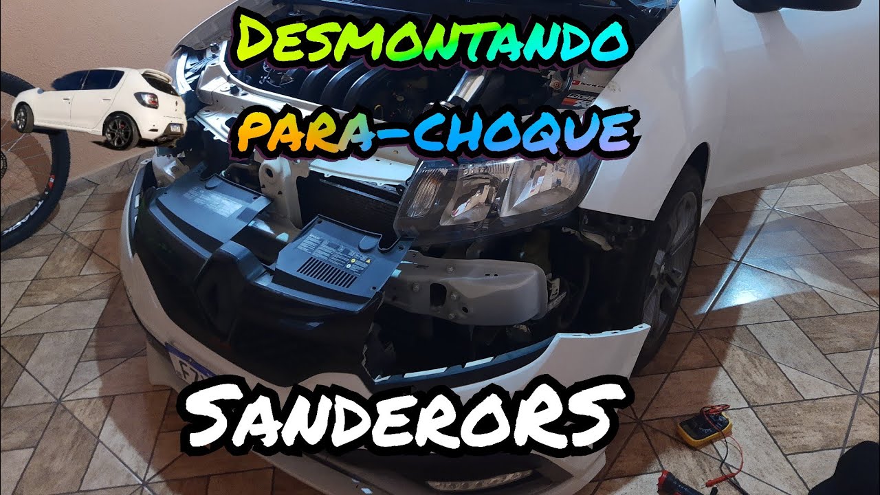 COMO DESMONTAR O PARA-CHOQUE DO SANDERO RS @RenaultBrasil #dicasdegaragem #sanderors #renault