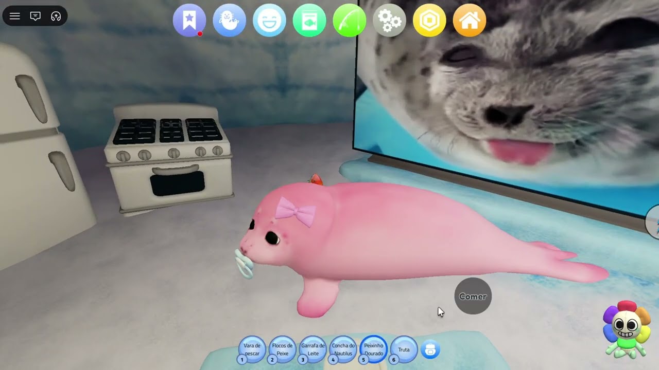 Meu filho foquinha queria fugir de casa no Be a Silly Seal! ✩🦭