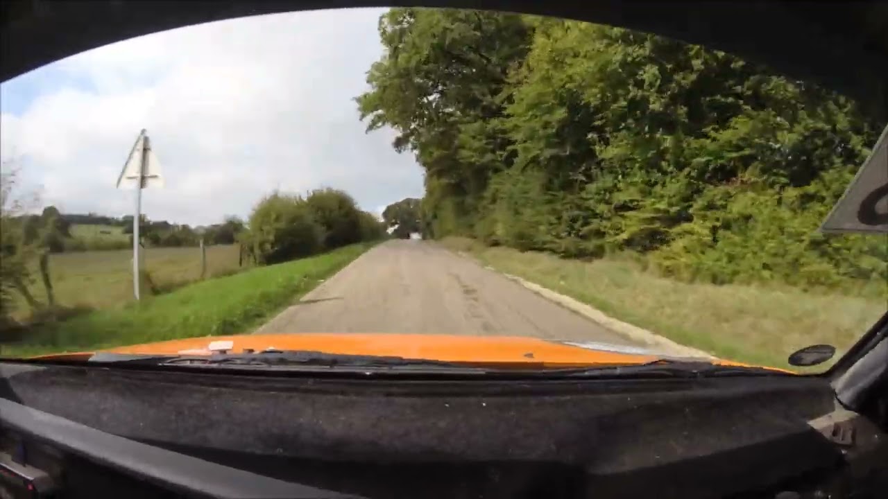 WP1 Rallye de l’Alsace Bossue 2025 Mayerhofer/Schöppach Golf 3 KitCar Crash