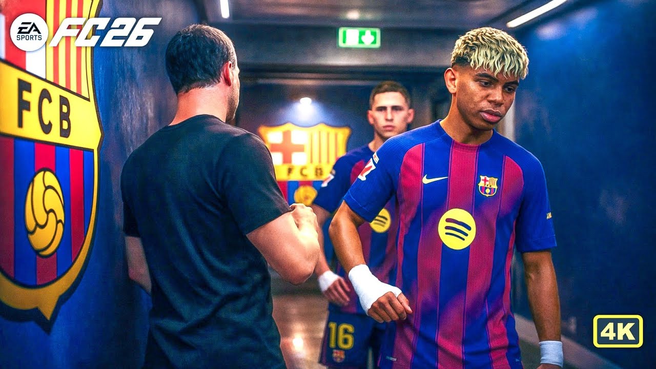EA FC26 - Fc Barcelona Vs Villarreal CF La Liga | PS5 4k Gameplay 