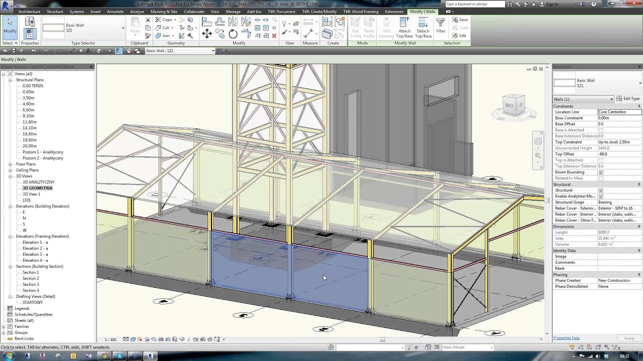 Zarządzanie modelem analitycznym - Autodesk Revit 2015 R2