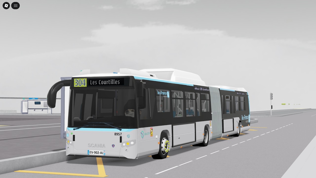 [RATP] Scania Citywide 18 GNV - Ligne 304 (TIMELAPSE)