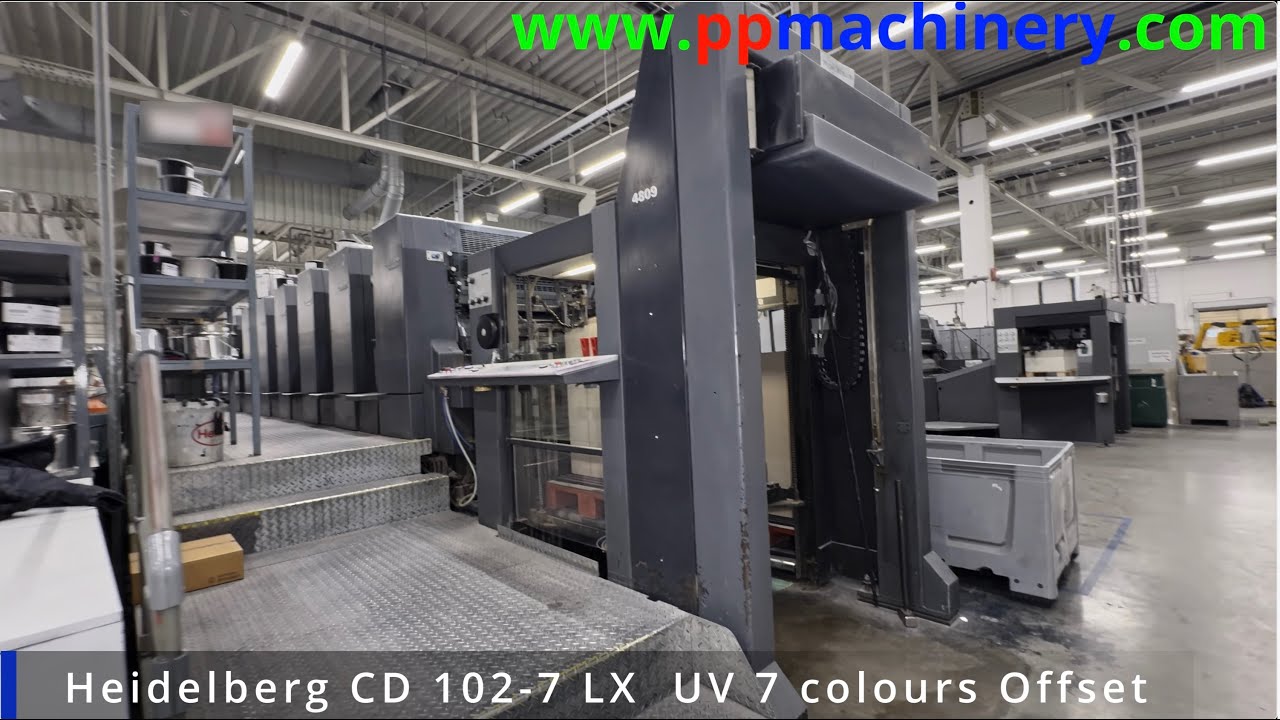 Heidelberg CD 102 7 LX  UV 7 colours Offset