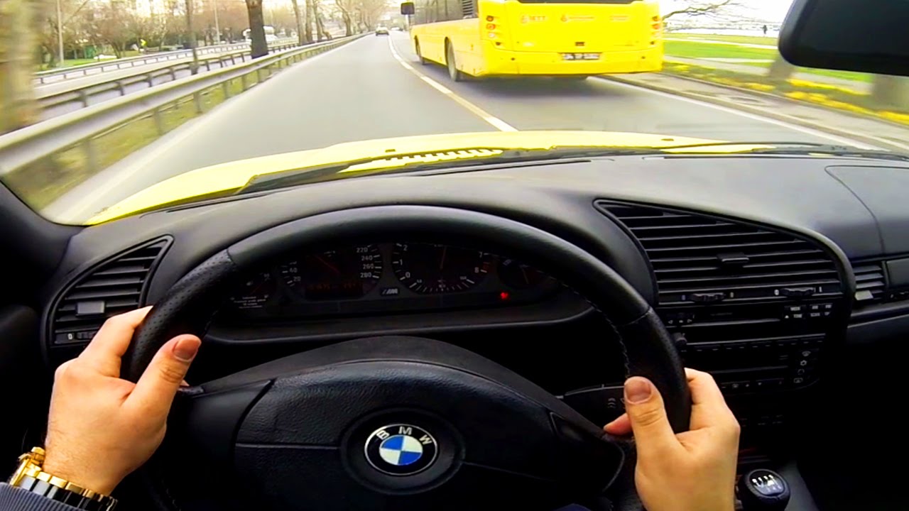 BMW M3 E36 Drive in the City Onboard POV Acceleration Sound Istanbul