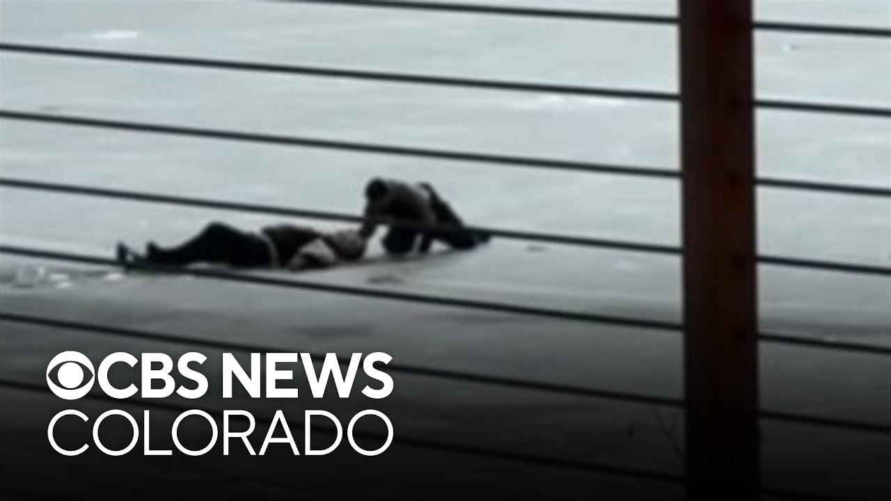 Good Samaritan rescues man who fell through the ice into Colorado lake