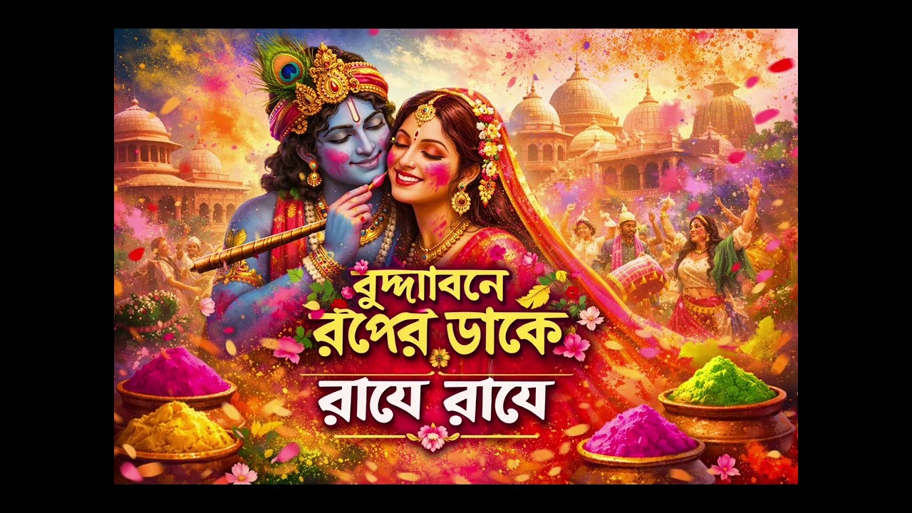 🙏 রাধে নামের রঙে ভিজে যাও | Holi Special Devotional Song