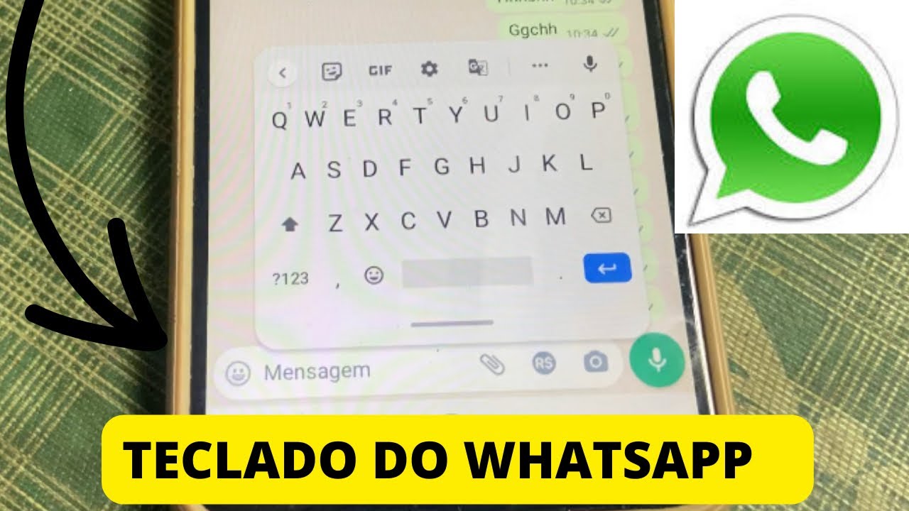 TECLADO do WHATSAPP ao digitar tava fora de PADRÃO teclado do WhatsApp fita do lugar ? SOLUCIONADO