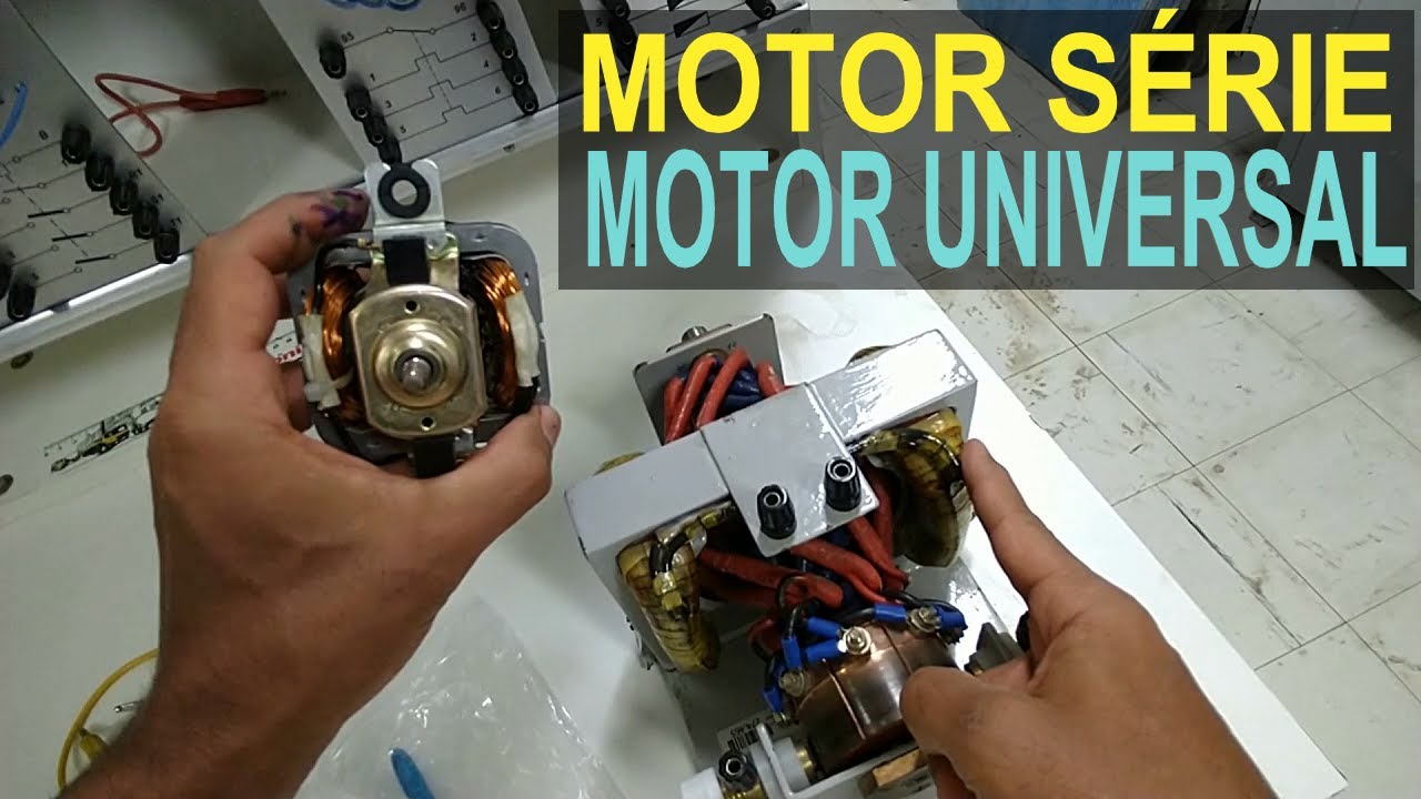 Como funciona um Motor Universal? Corrente Contínua x Corrente Alternada