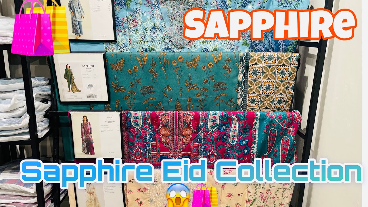 Sapphire New Eid Collection Today🛍️Sapphire Eid Unstitched Collection 2026 Today🔥Sapphire dresses❤️