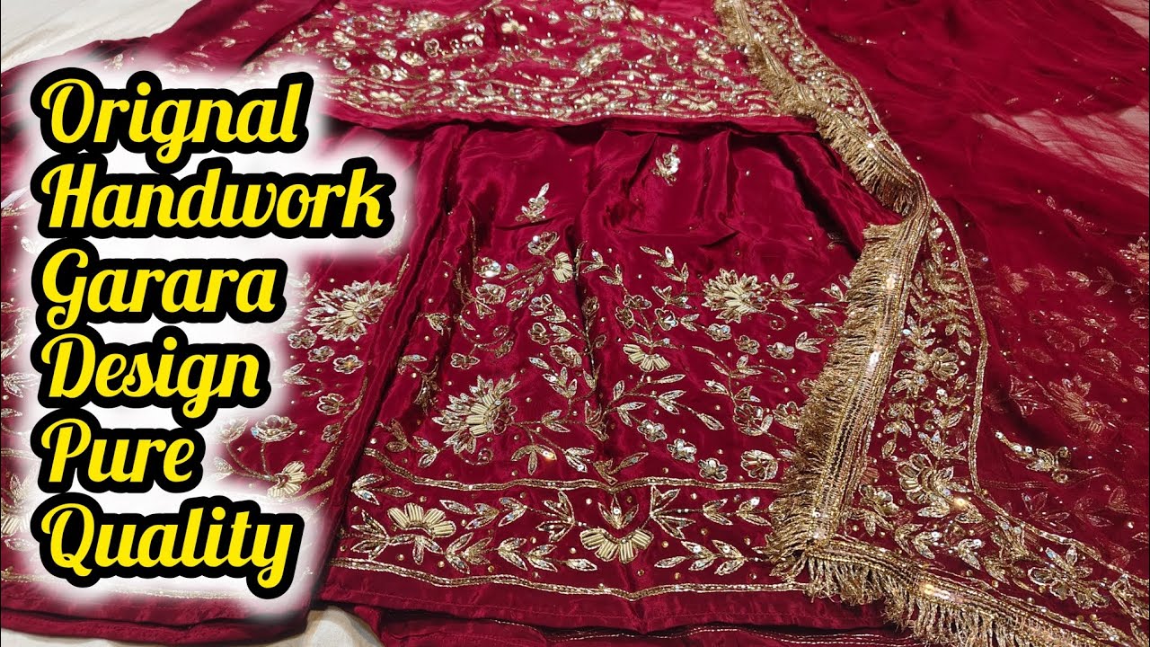 Handwork Garara Start.. 2800/- to 7000/-Order Now Limited Stock ❣️
