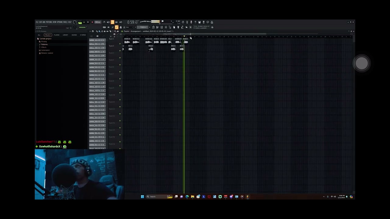 Jace records “Rain Man” on stream