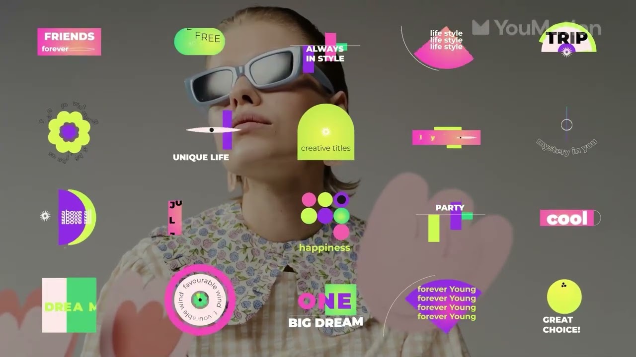 Modern Designer Titles - Playful Creative Motion Pack