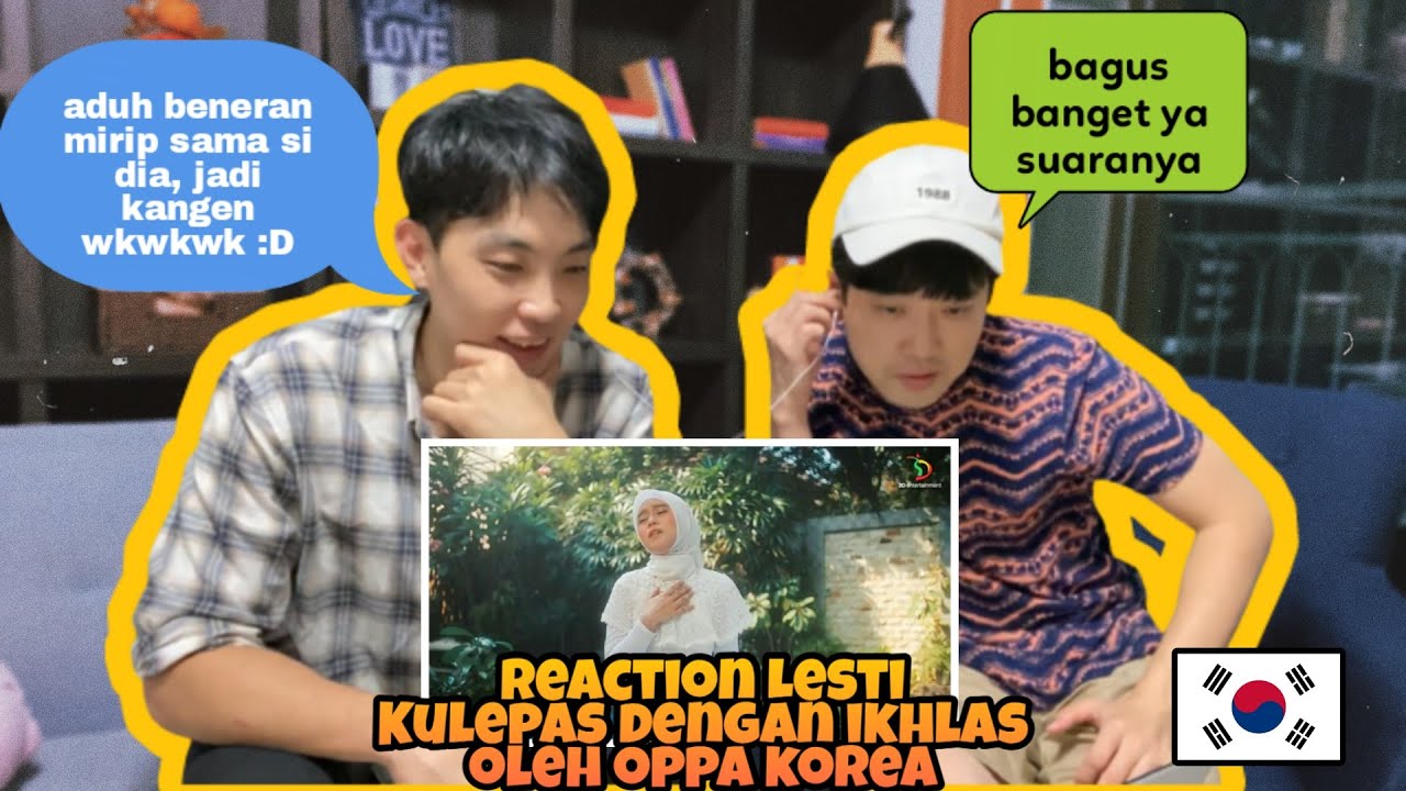 REACTION LESLAR OLEH ORANG KOREA | LAGU LESTI KULEPAS DENGAN IKHLAS DALAM VERSI BAHASA KOREA