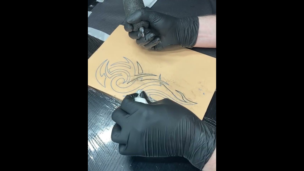 Packing practice Tattooing101 (low quality skin)