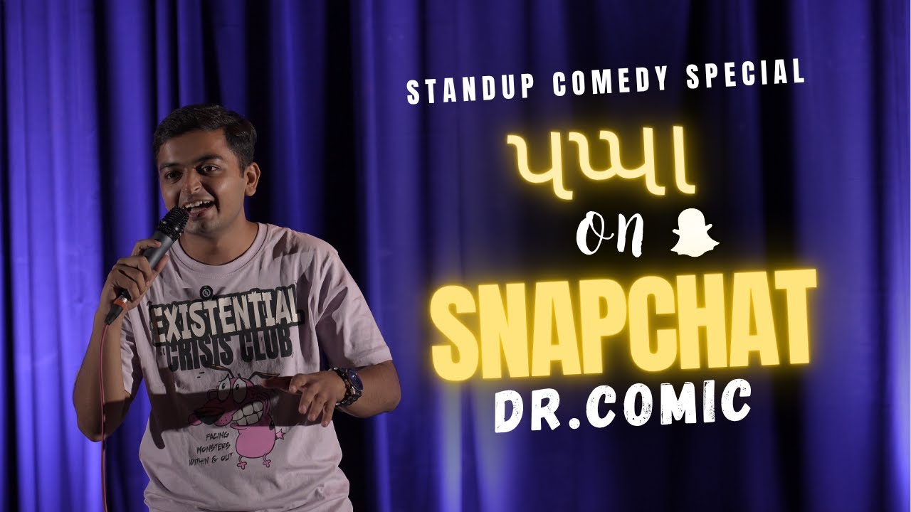 Papa on Snapchat | Gujarati stand-up comedy by Dr. Comic |
