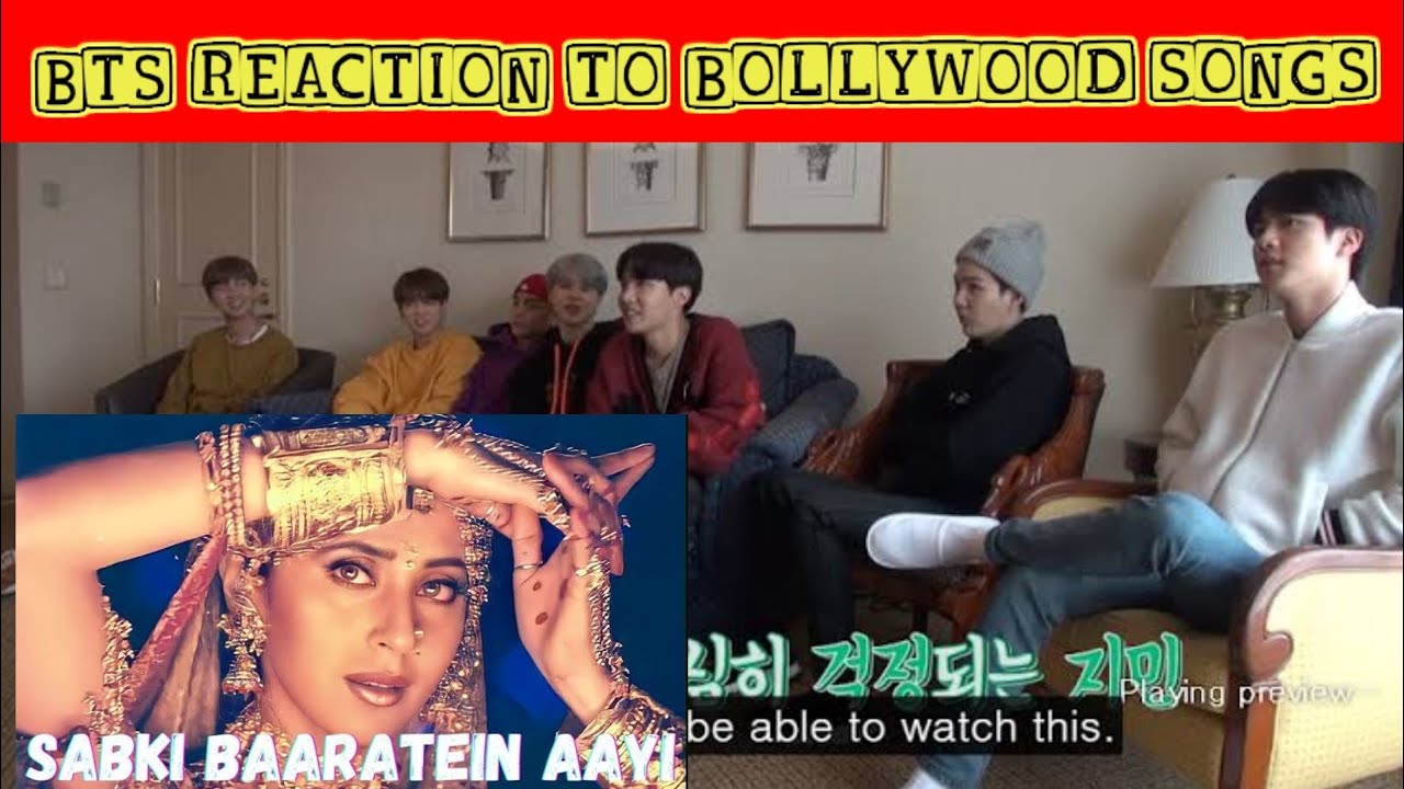 BTS REACTION TO BOLLYWOOD SONGS || KOREAN REACTION TO INDIAN SONGS | BTS REACTION TO INDIAN SONG