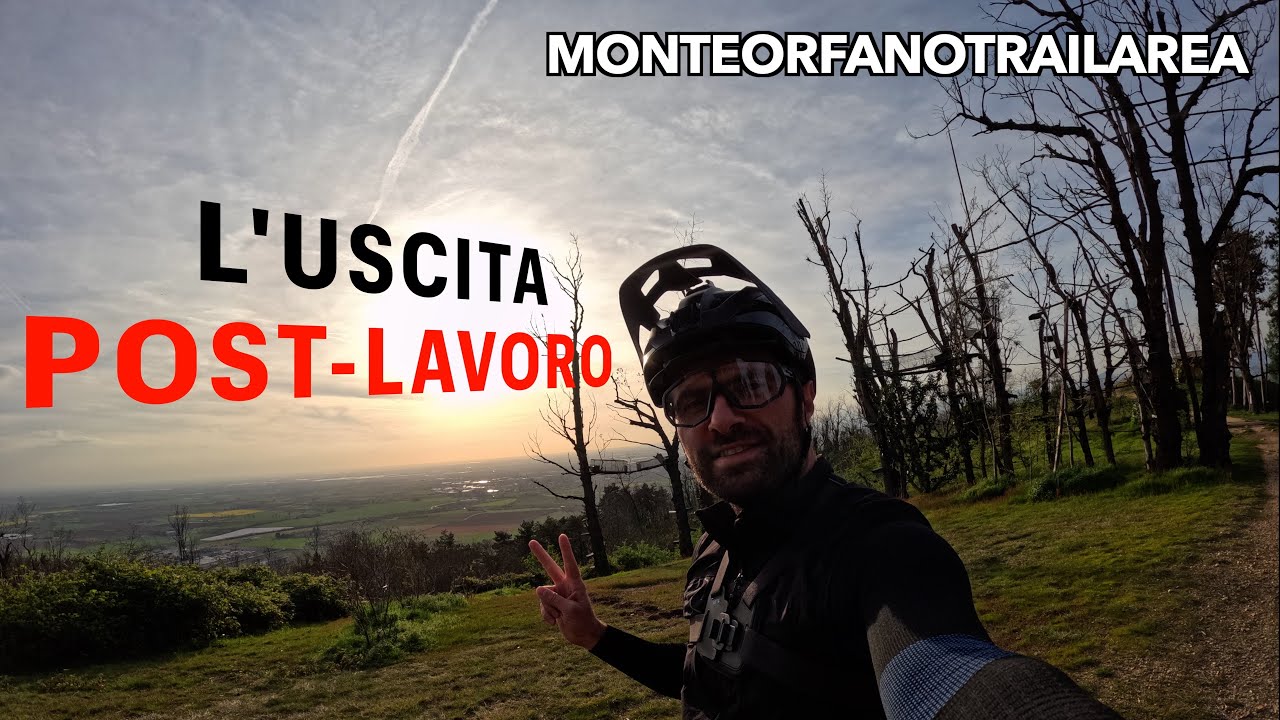 L'USCITA POST-LAVORO con l'E-BIKE - MONTEORFANO