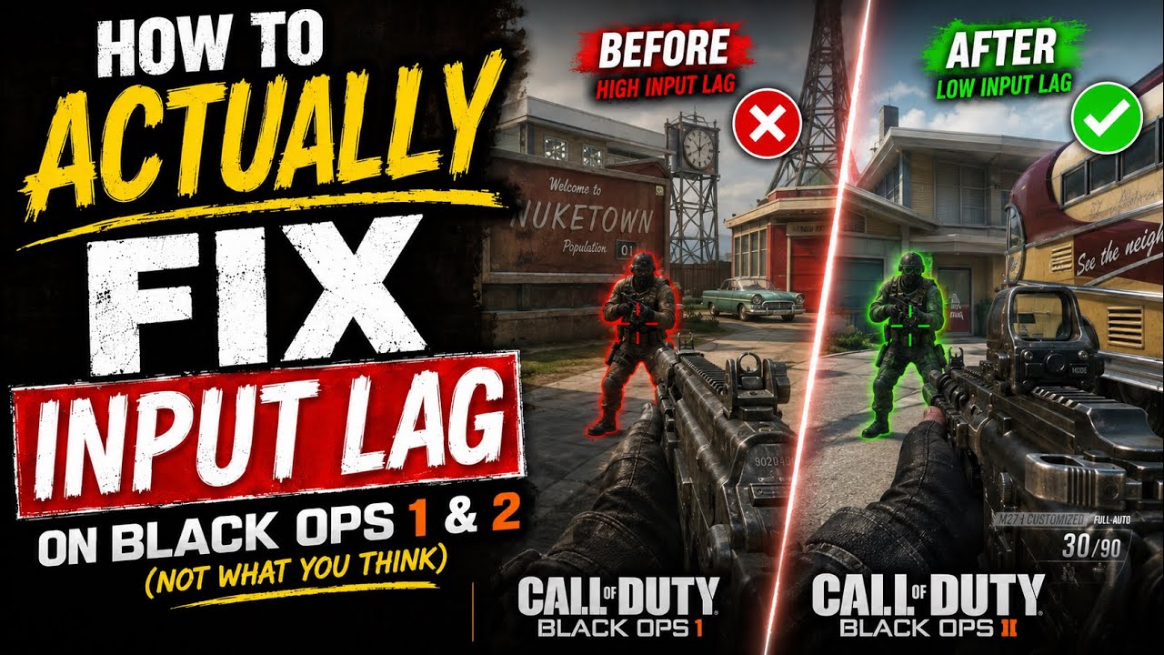 How to ACTUALLY Fix Input Lag on Black Ops 1 & 2 (Not What You Think)