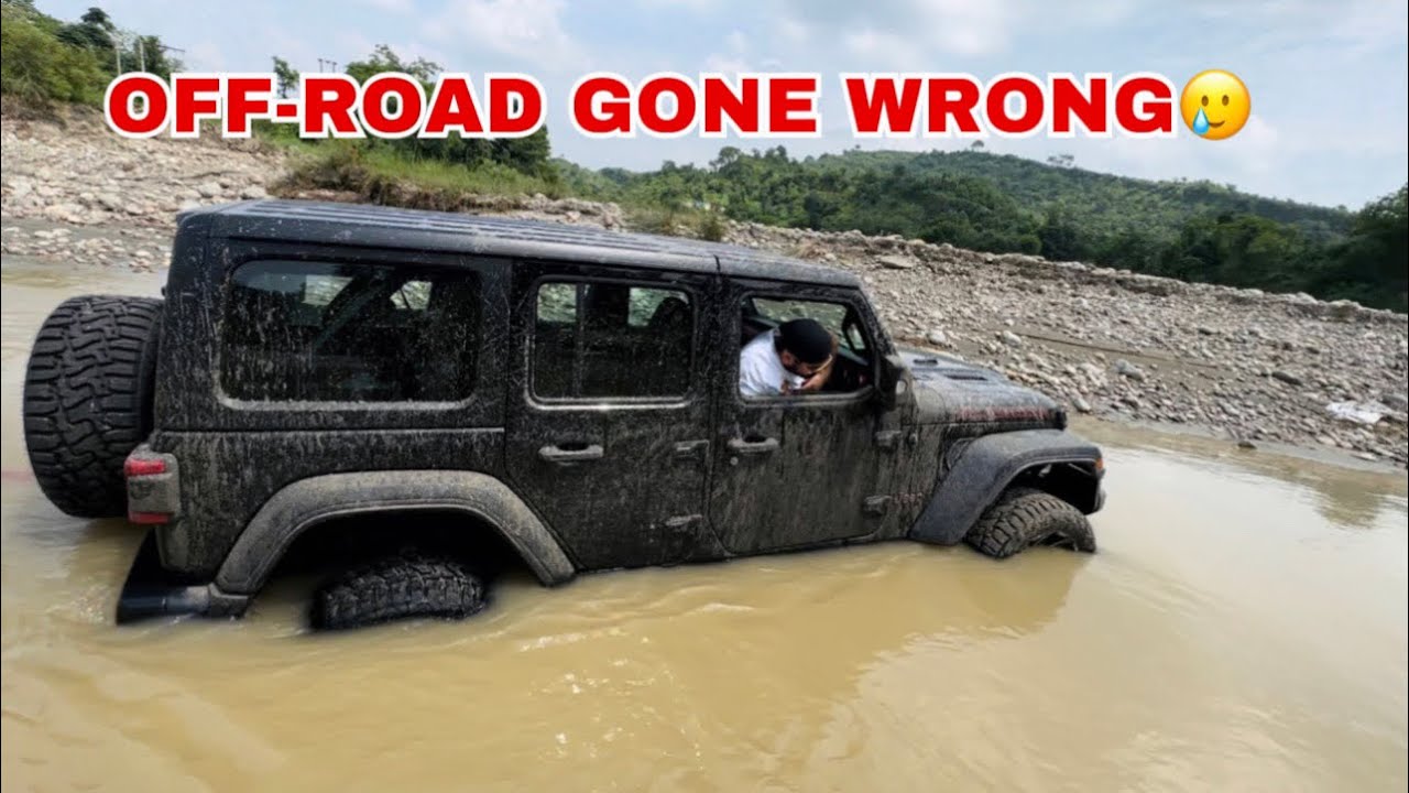 JEEP WRANGLER RUBICON FIRST OFF-ROAD GONE WRONG😢| ISHAN 8777 |