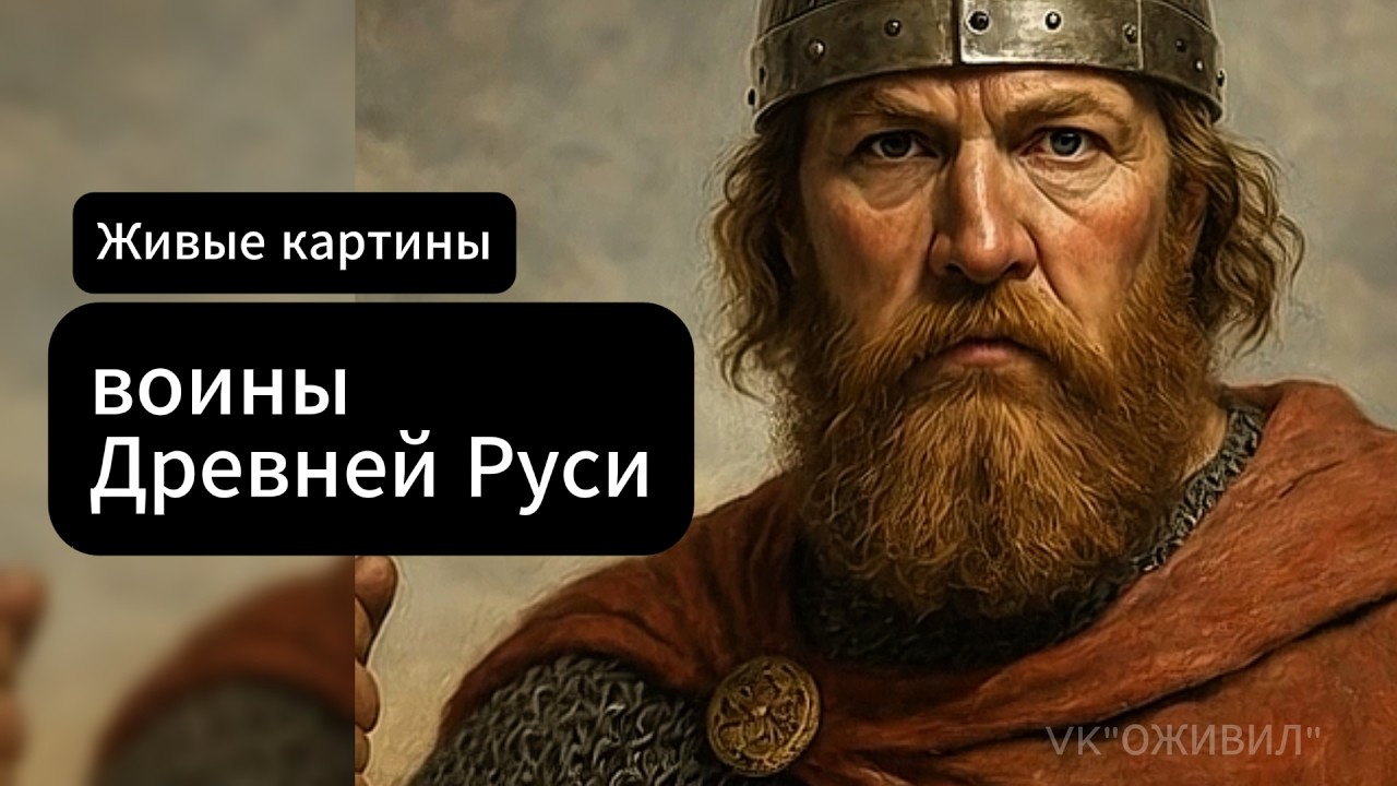 Воины Древней Руси - оживляем русскую живопись #русь #древняярусь #русскаяистория #оживлениекартин