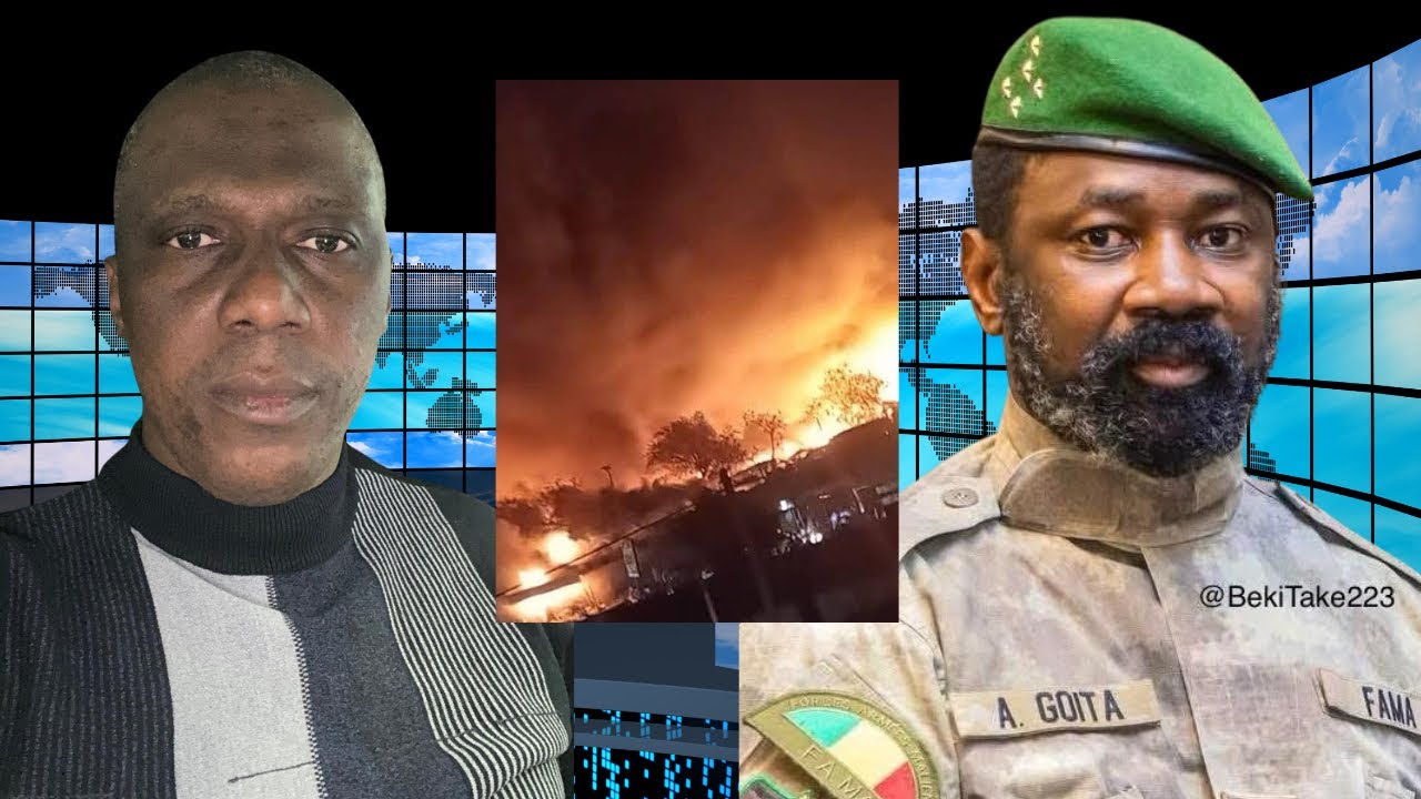 Chaud Frontière Mali/  Côte d'Ivoire Attak terro Marché BAMAKO à feu