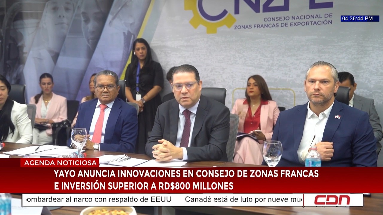 Yayo anuncia innovaciones en consejo de zonas francas e inversión superior a RD$800 millones