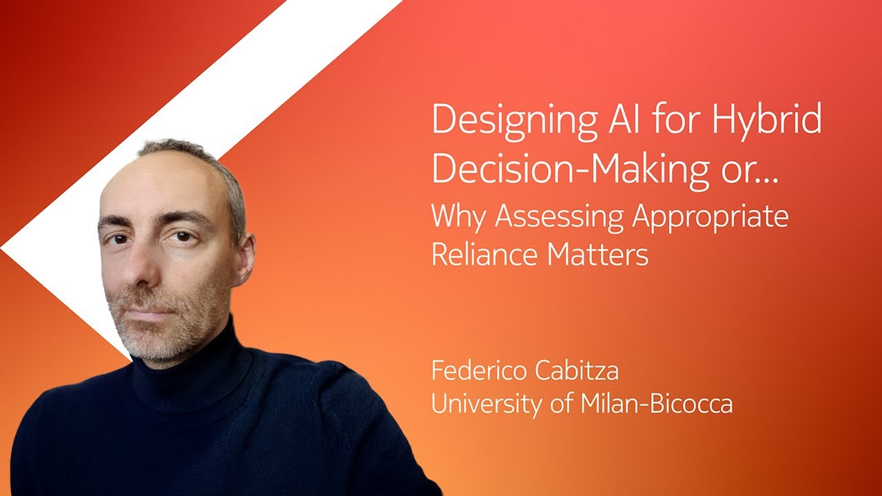 Designing AI for Hybrid Decision-Making or... Why Assessing Appropriate Reliance Matters