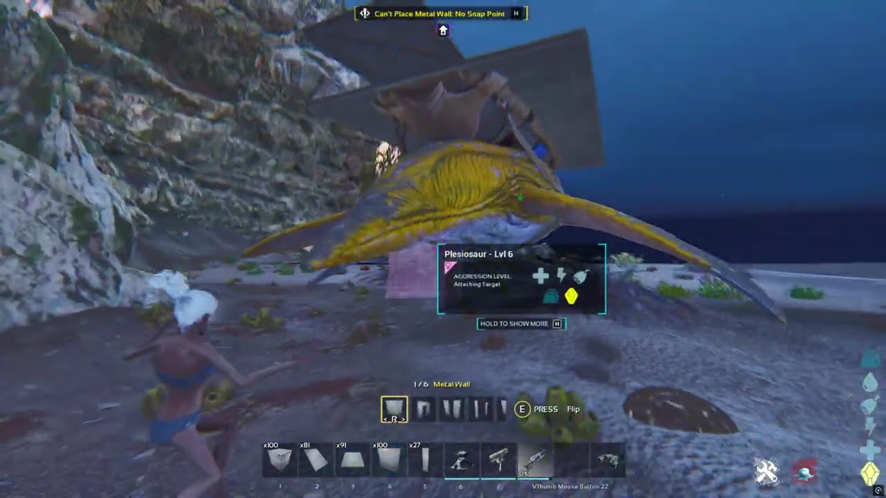 [ARK ASCENDED] ILLEGAL PLESIO BUILD WIPING UW TOWERS
