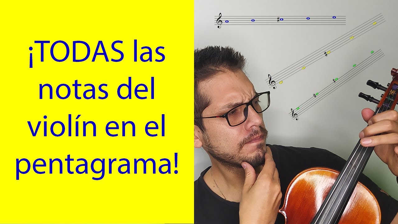 Cómo tocar violín - Notas del violín en el pentagrama (Lección 8) + PDF de regalo!