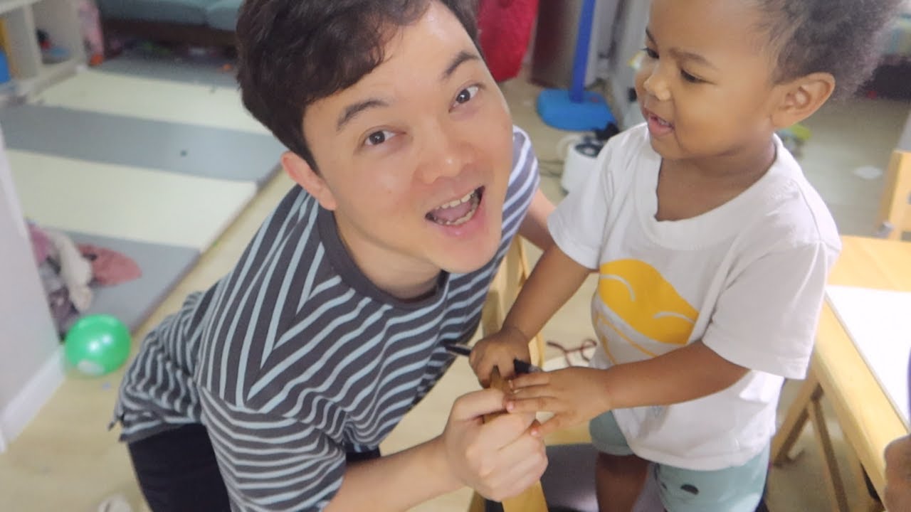 DEAR DAD AND GRANDMA 드디어!! 아빠라고 했습니다