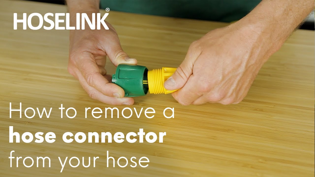 How to remove a Hoselink Hose End Connector from your Hose