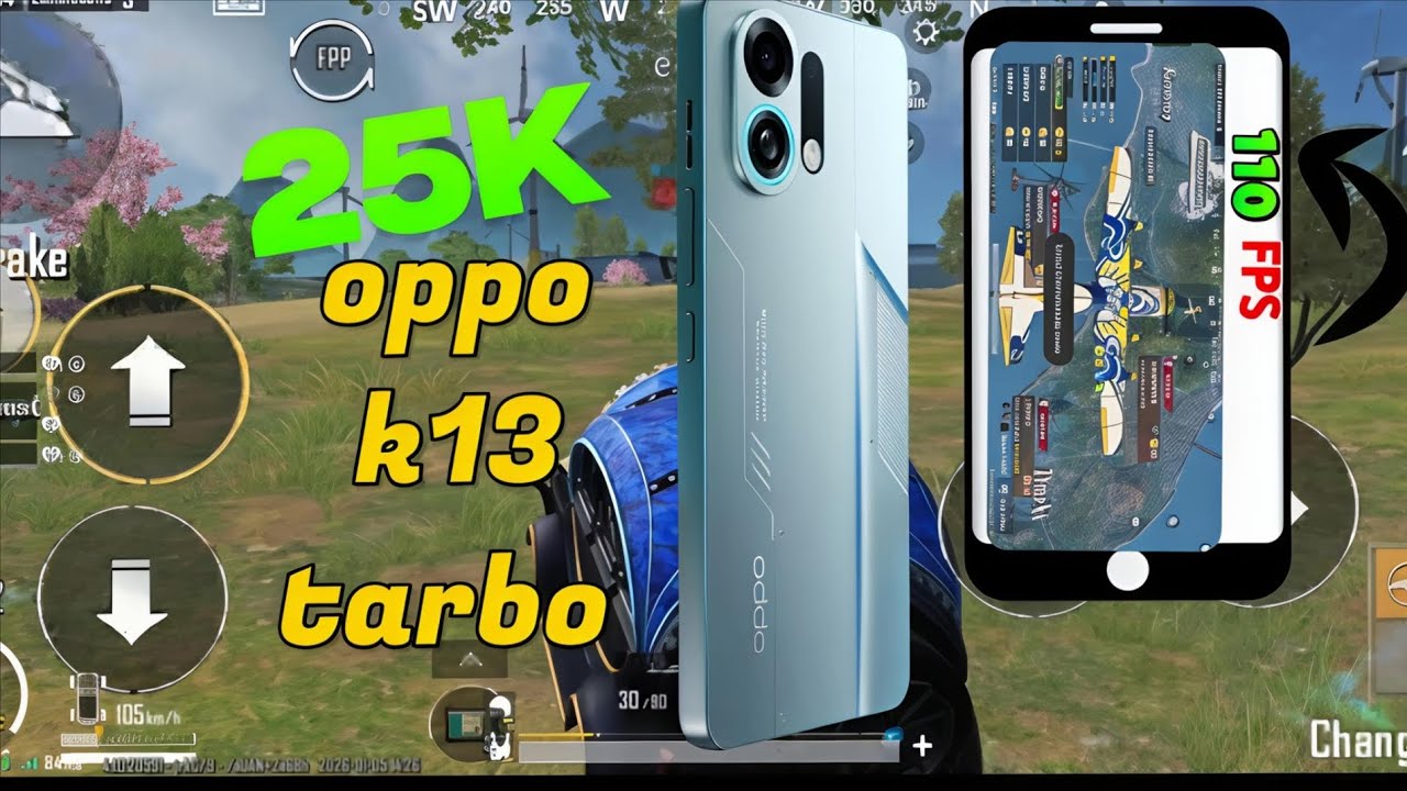 Oppo k13 tarbo full gaming test #jonathan #pubgmobile #bgmi 