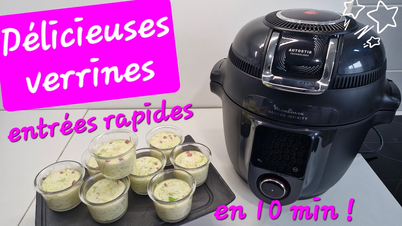 Flan courgette jambon fromage au Cookeo INFINITY / Recettes faciles en verrines 