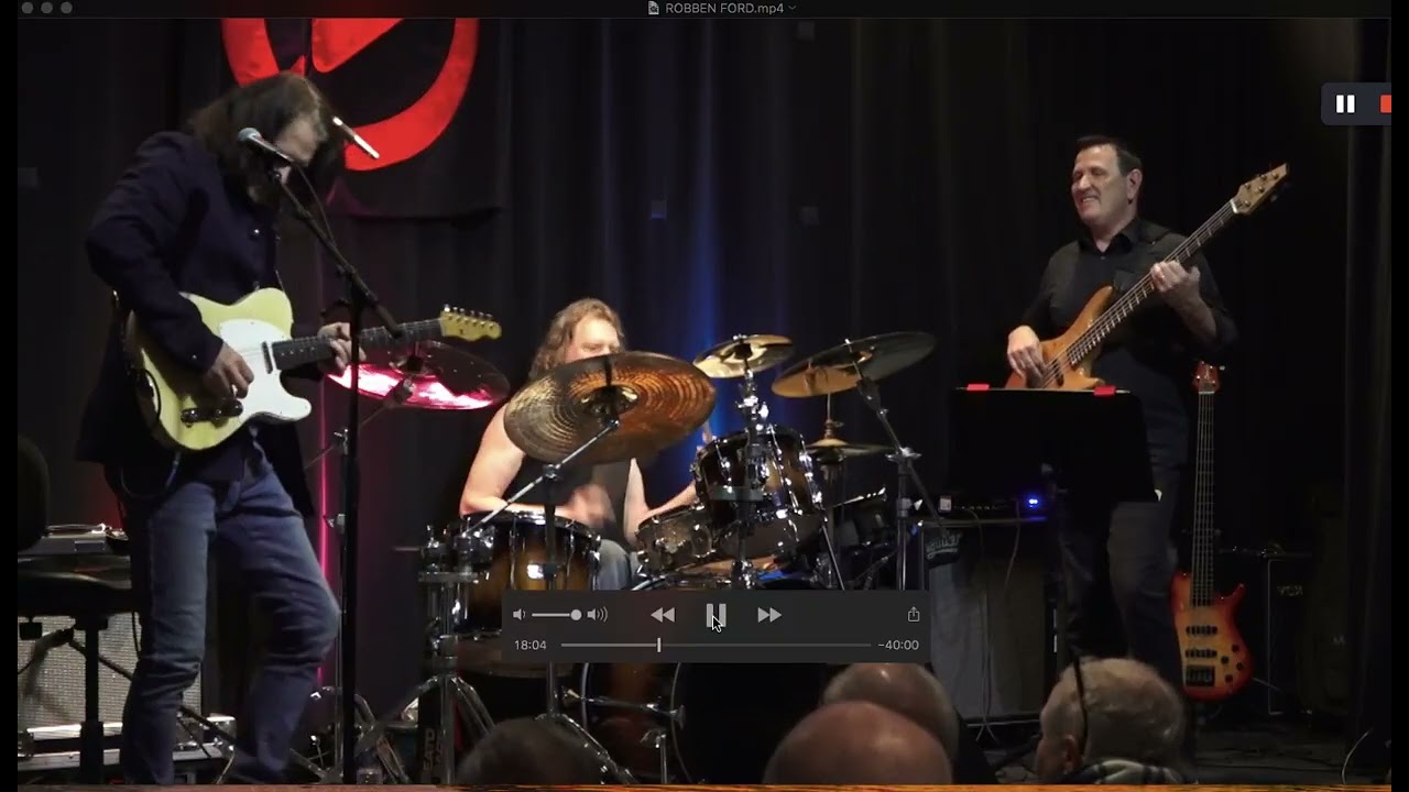Dave Reinhardt-drums...w Robben Ford-Tim George-CannonBallShuffle