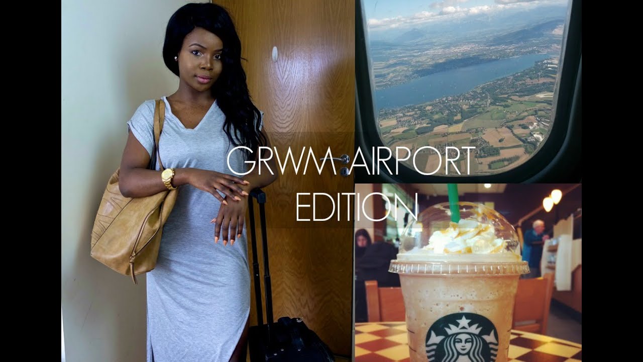 GET READY WITH ME ! Travel Makeup, Outfit & Hair |  MsDebDeb