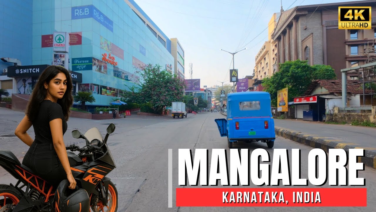 【India Drive 4K】Mangaluru Morning Drive | Karnataka | 2024 | Coastal City & Scenic Streets
