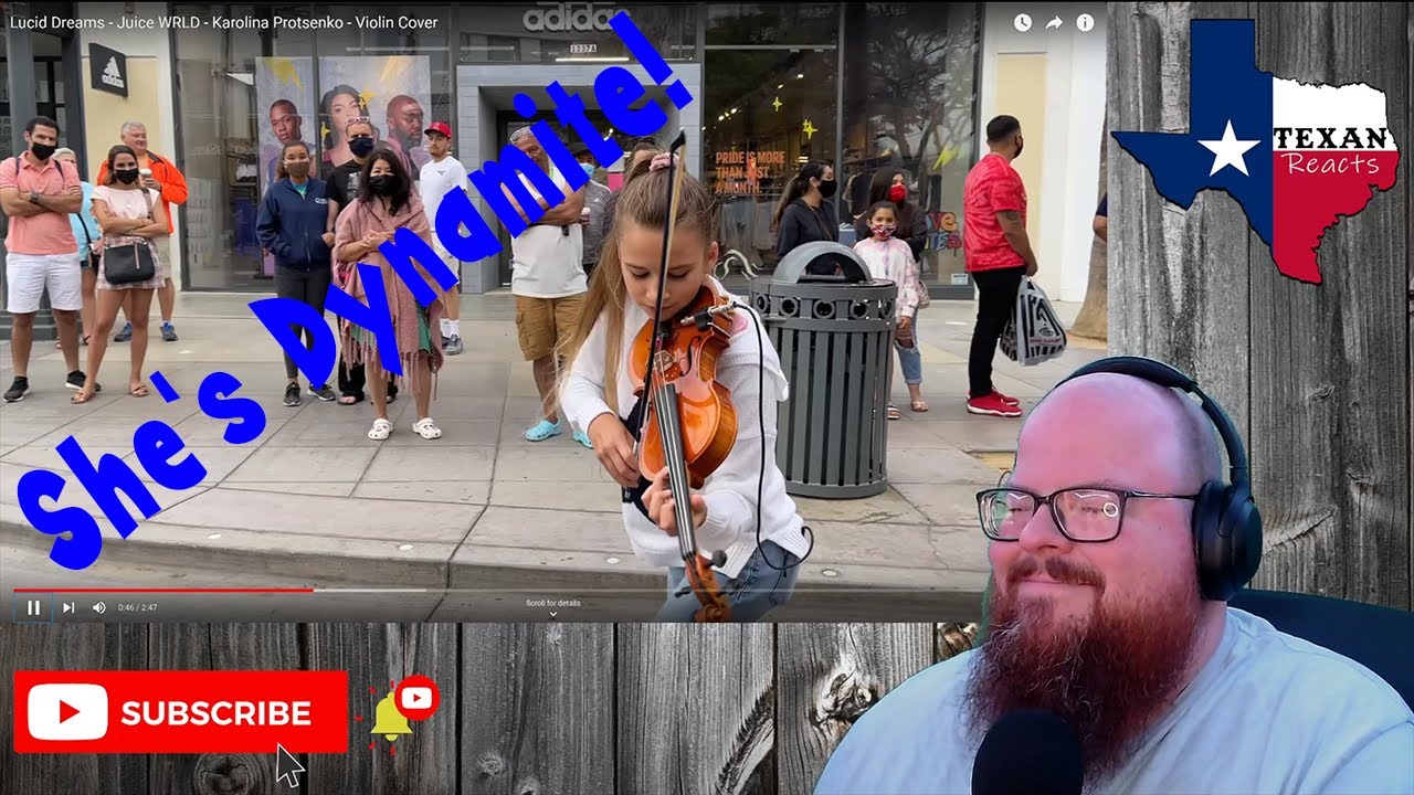 Karolina Protsenko - Lucid Dreams (Juice WRLD Cover) - Texan Reacts