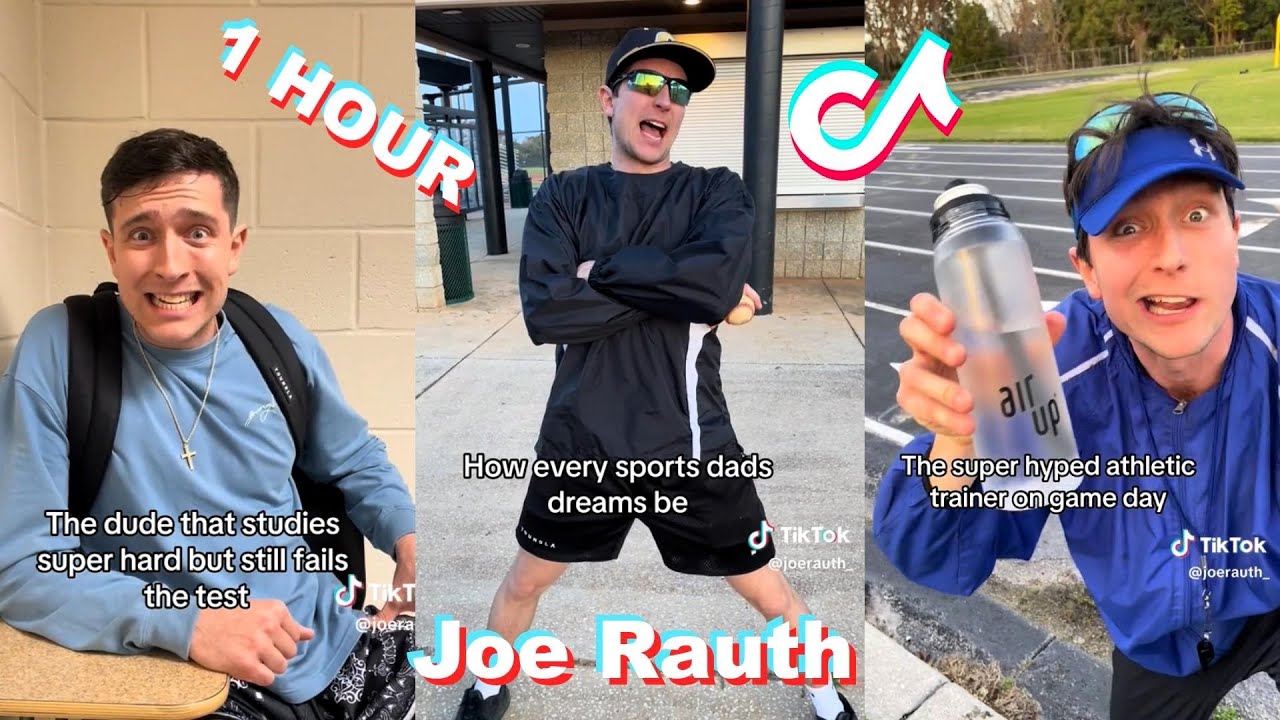* 1 HOUR * Joe Rauth TikTok Videos 2024 | Funny Joe Rauth TikToks 2024