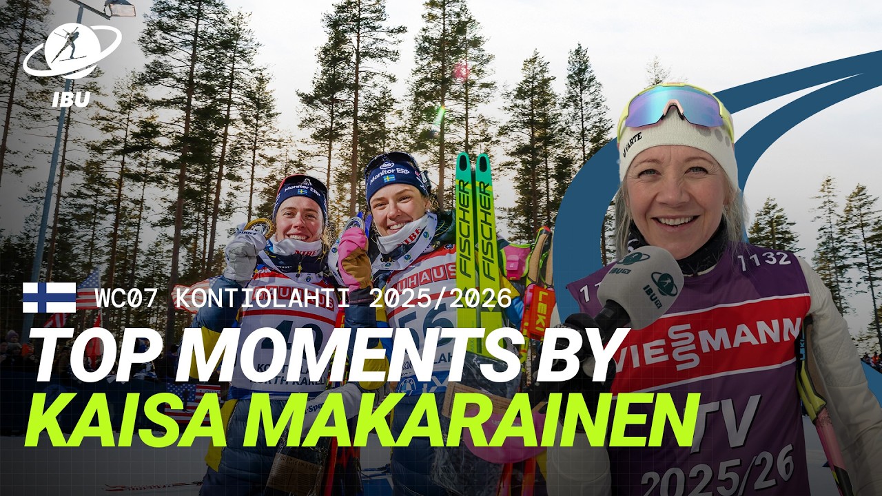 Kaisa Makarainen's Top Moments from Kontiolahti 2026