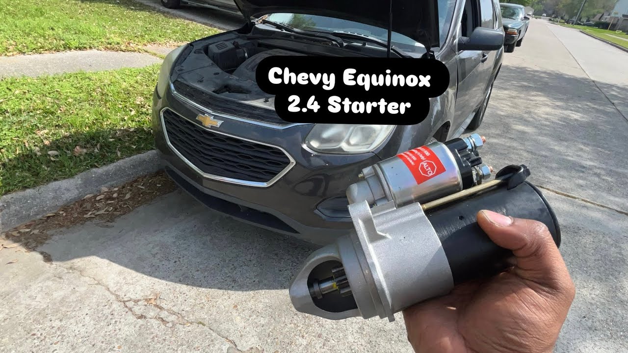 Chevy Equinox 2.4 4 cylinder Starter Replacement