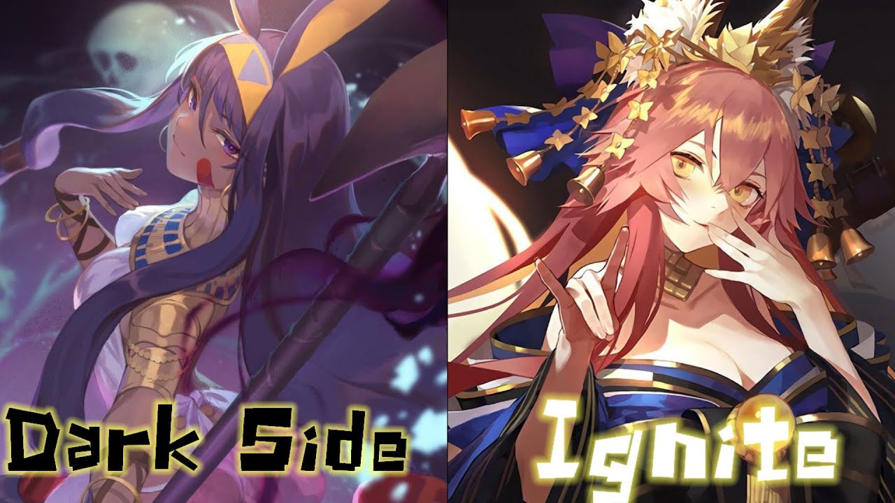 Nightcore - 「Darkside × Ignite」 Switching vocals (Lyrics)