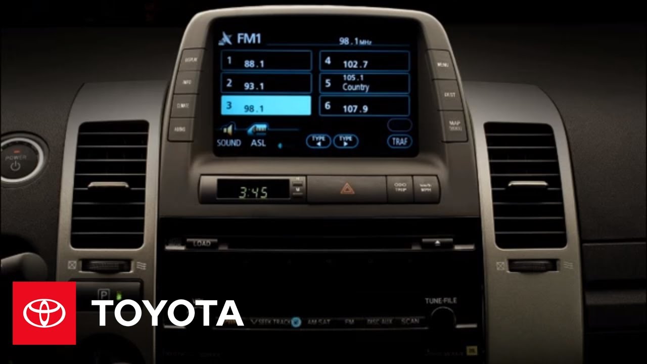 2009 Prius How-To: Find a Radio Station | Toyota