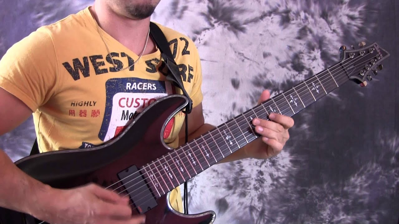 7 Strings Blues - Guitar Solo ( + Free Backing Track )